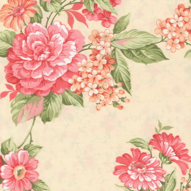 Roses-Mimos (Роза-Мимоза) - интерьерные ткани saten-roses-4beige