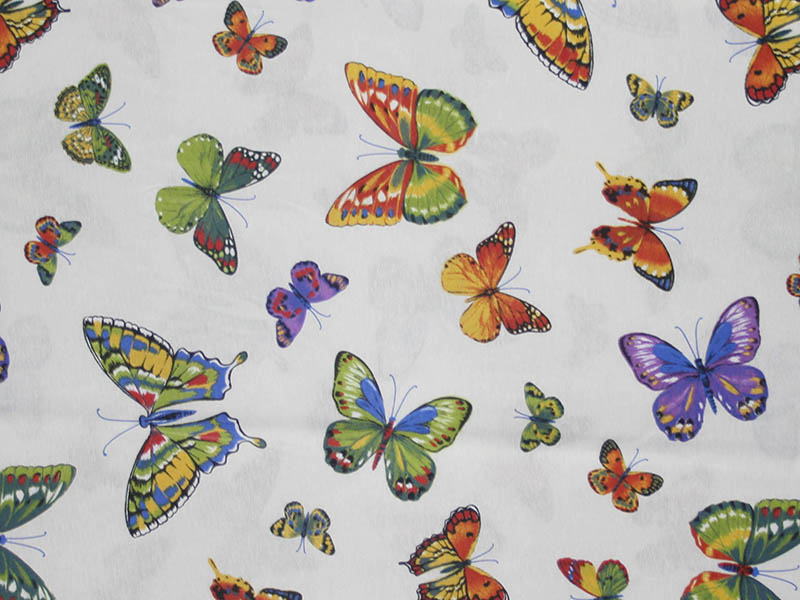 Печатные ткани - Простая печать на ткани mariposas-unico