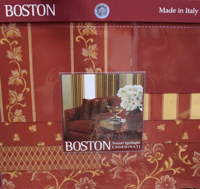 Boston - негорючие интерьерные ткани