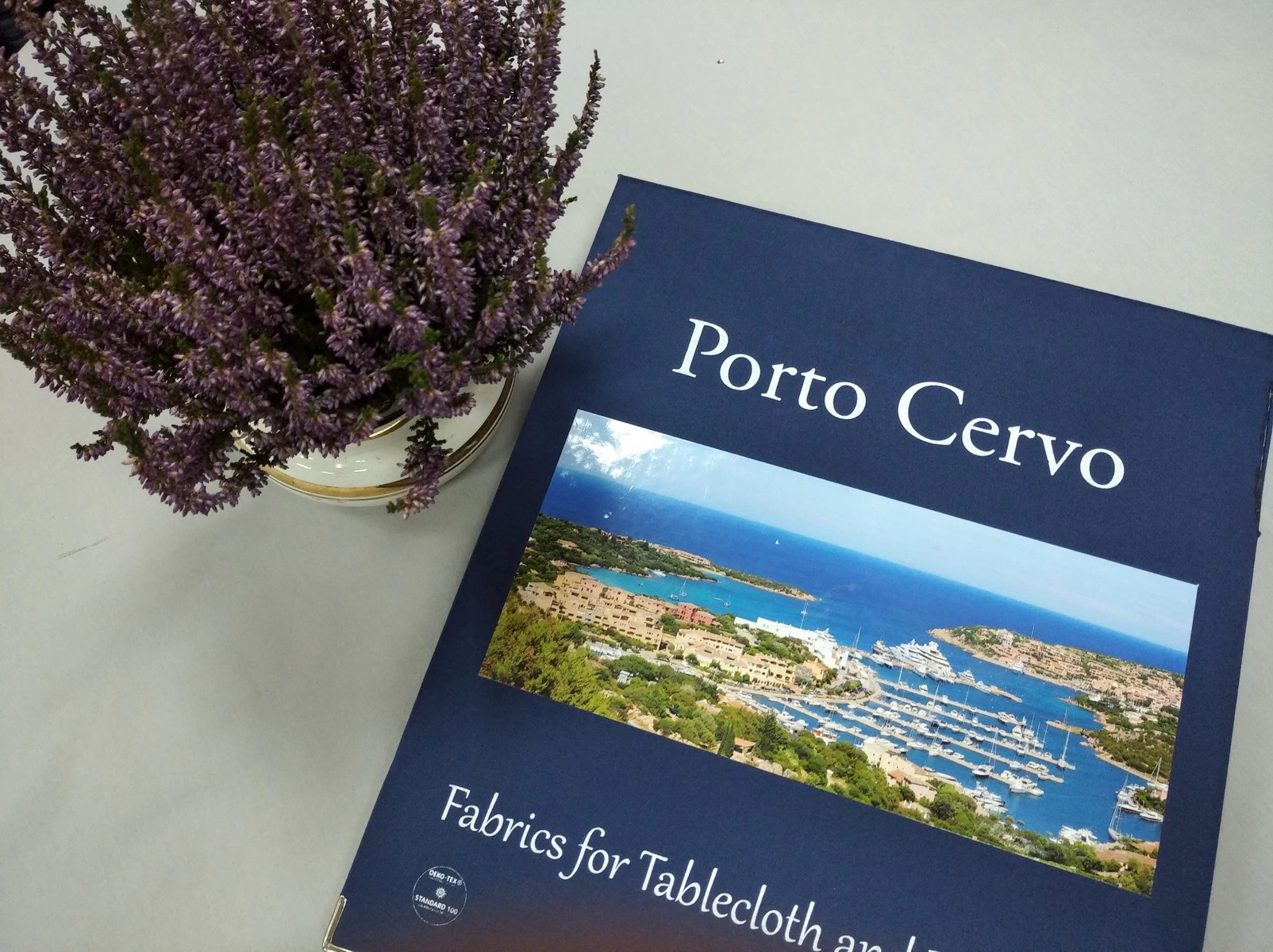 Porto Cervo - каталог профессиональных скатертных тканей в разных дизайнах и цветах
